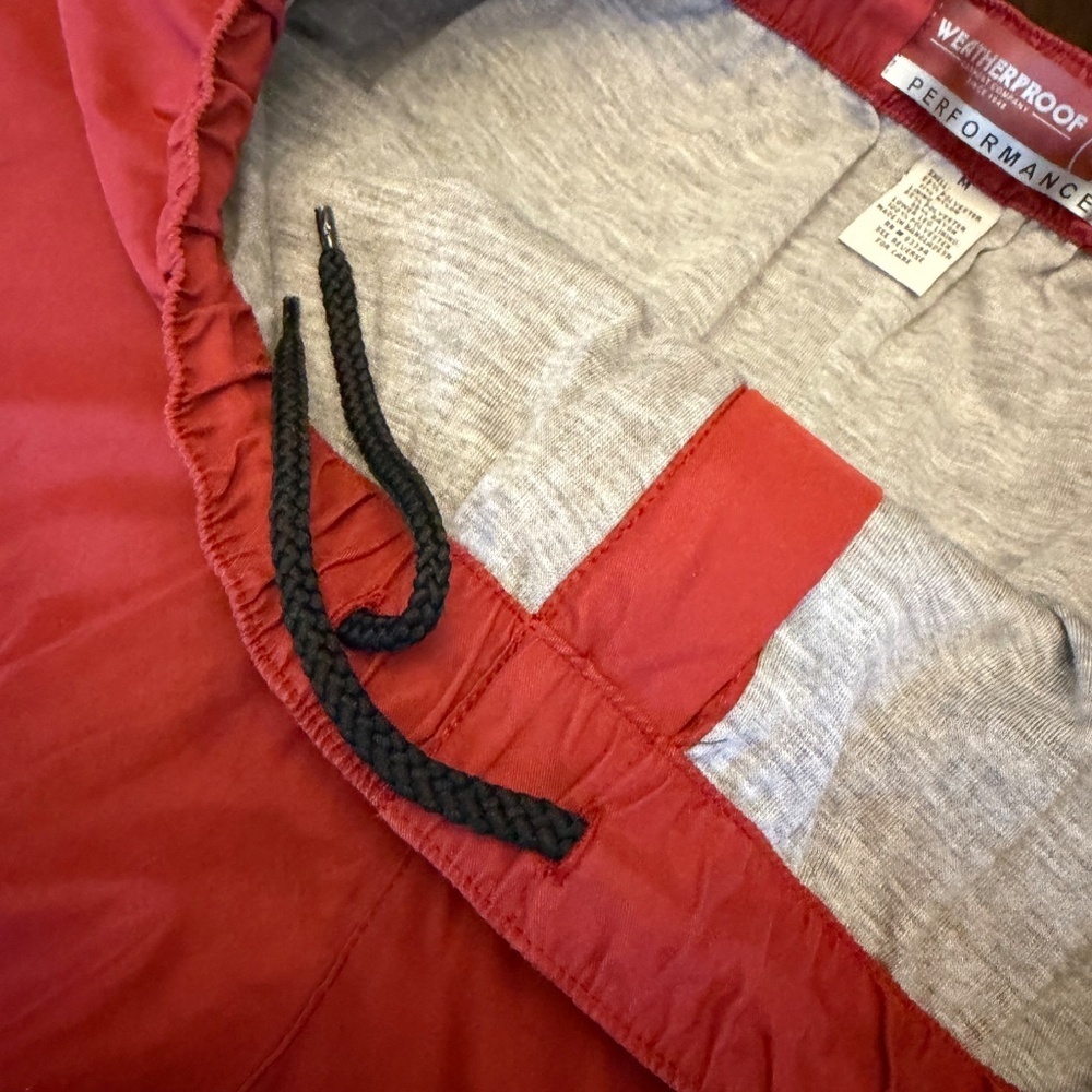 Weatherproof Performance Red Pants, Line Elastic waistband cuffs, Size Medium - Picture 5 of 15